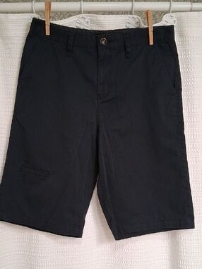 Tony Hawk Black Flat-Front Men's Shorts Size 30 Waist